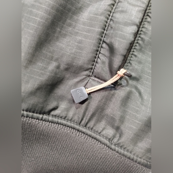 NIKE ACG Fit Therma Hybrid Nylon Polyester Forest Green Yellow tech gorp Jacket - Picture 8 of 16